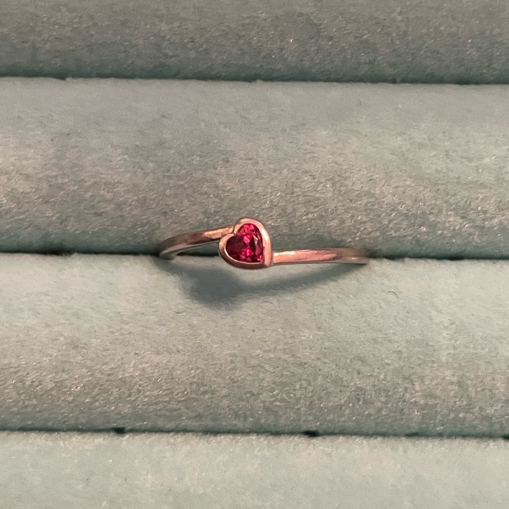 Pandora Red Heart Ring